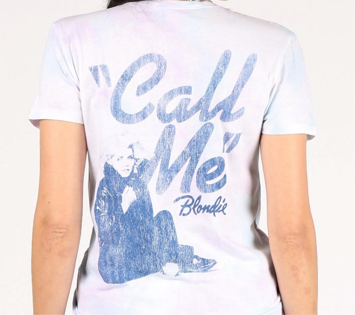 Blondie Call Me Tee Two Blondes Boutique