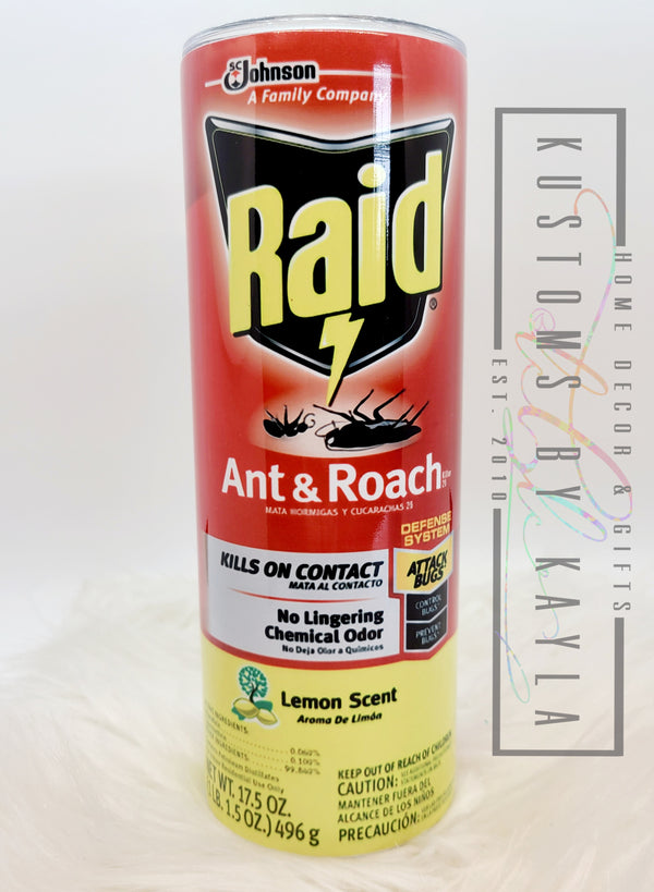 Raid Bug Spray Tumbler Kustoms By Kayla