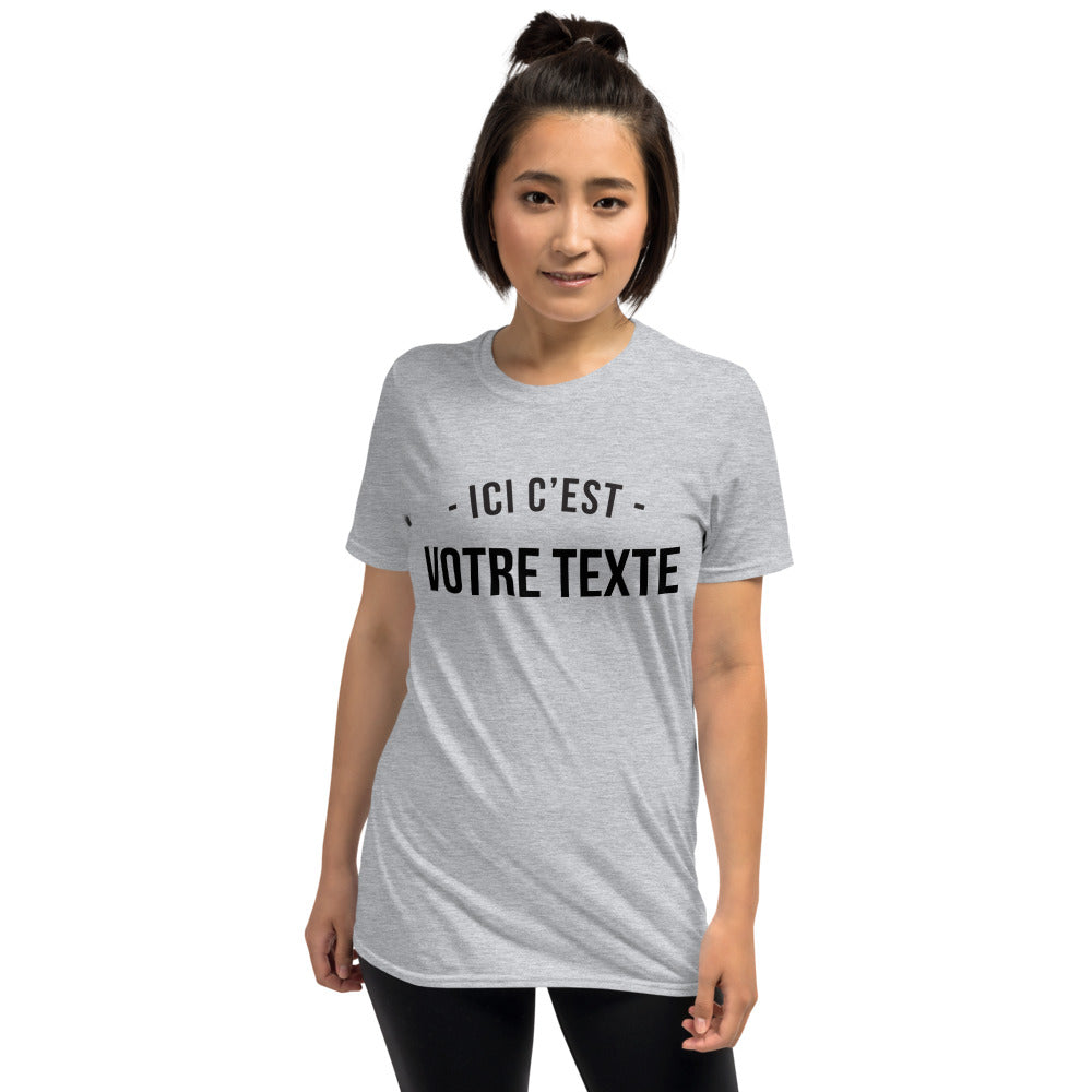 Ici C Est Paris T Shirt Personnalisable Ici La T Shirts Souvenirs De Chez Toi