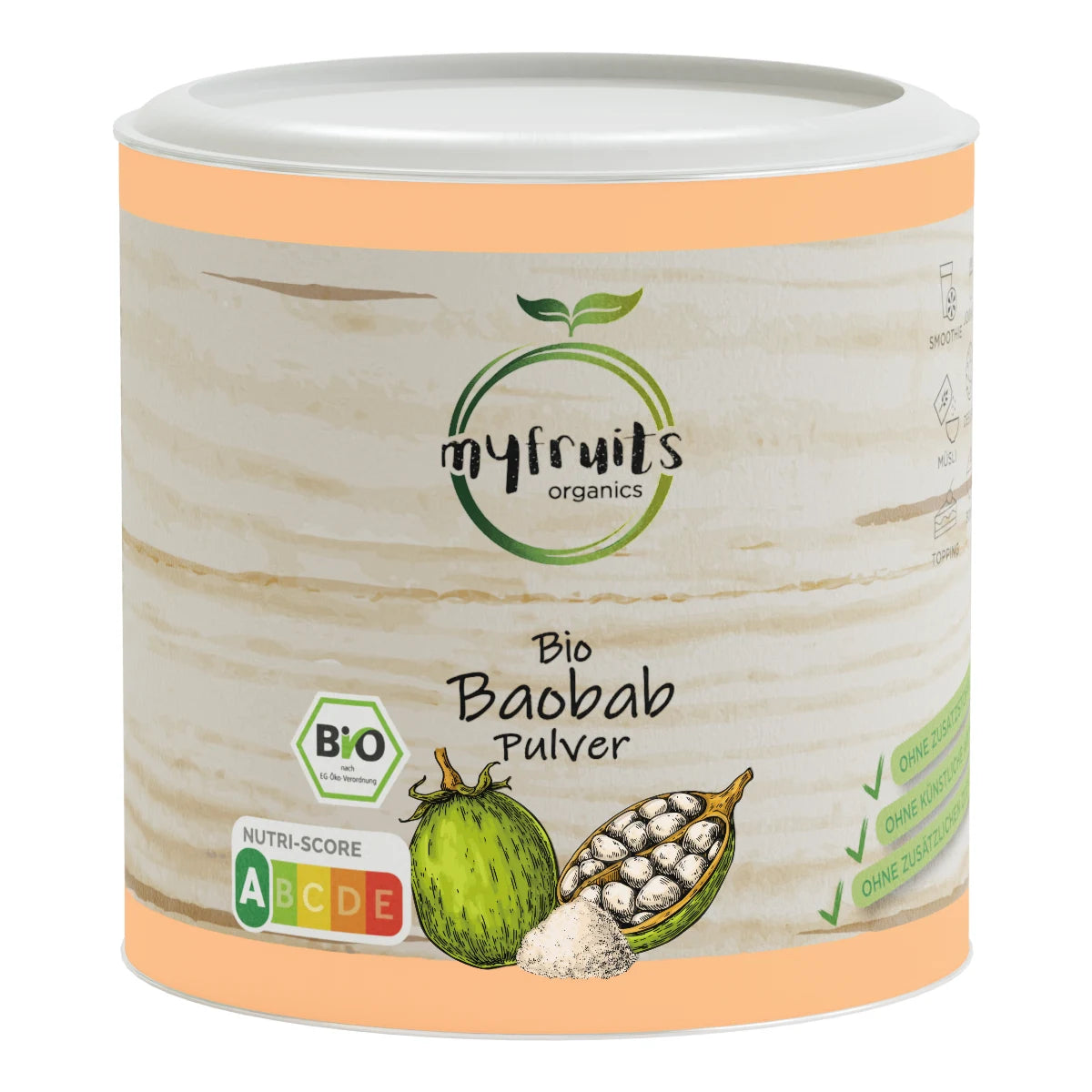 Kaufe Bio Baobab Pulver Fruchtpulver Ohne Zusatze