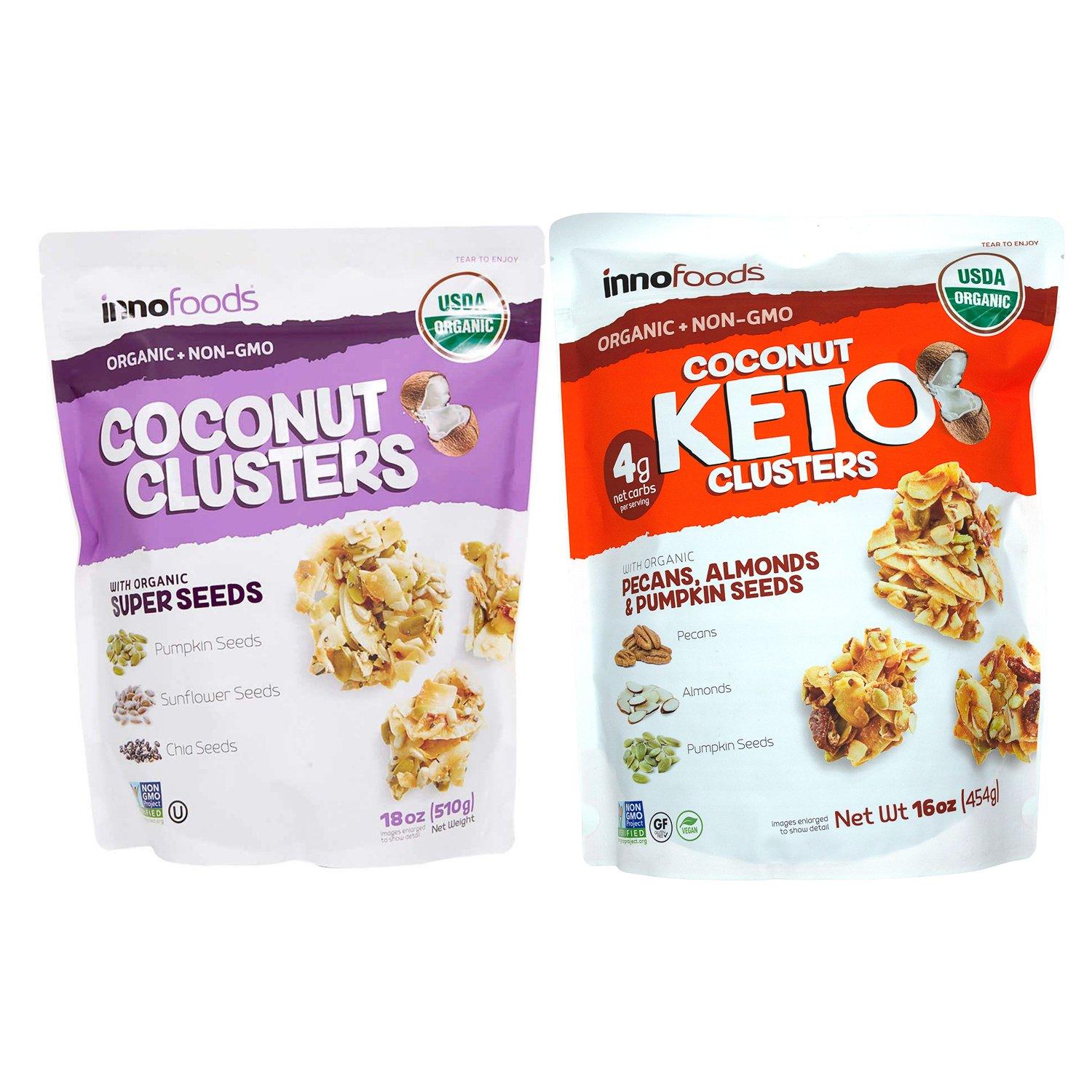Innofoods Organic Coconut Clusters Snackathon Foods