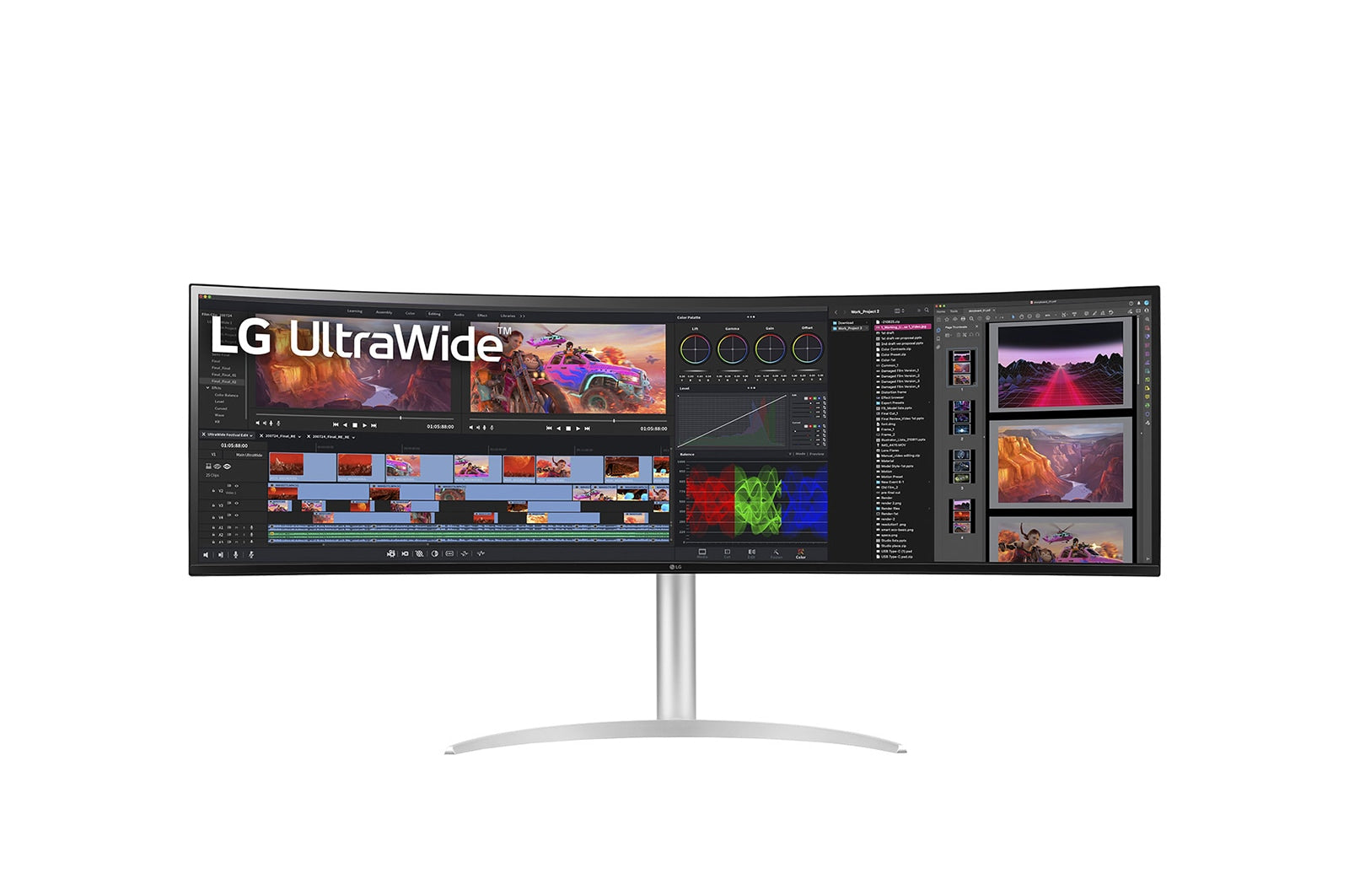 Lg 49wq95c W 49 32 9 Ultrawide Dual Qhd Nano Ips Curved Monitor Grandstores Saudi Arabia