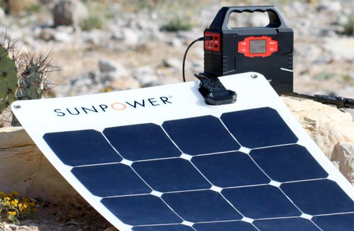 Sunpower Flexible Solar Panels 110 Watts 4x8 Solar Panels Free Shipping