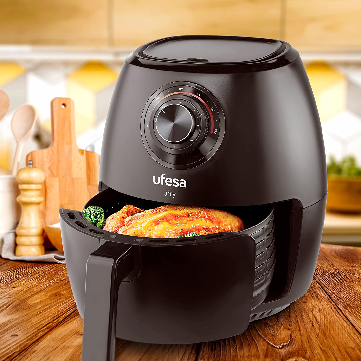 Ufesa Af3500 Ufry Freidora De Aire Sin Aceite 1300 W Capacidad 3 5 L Yaskids