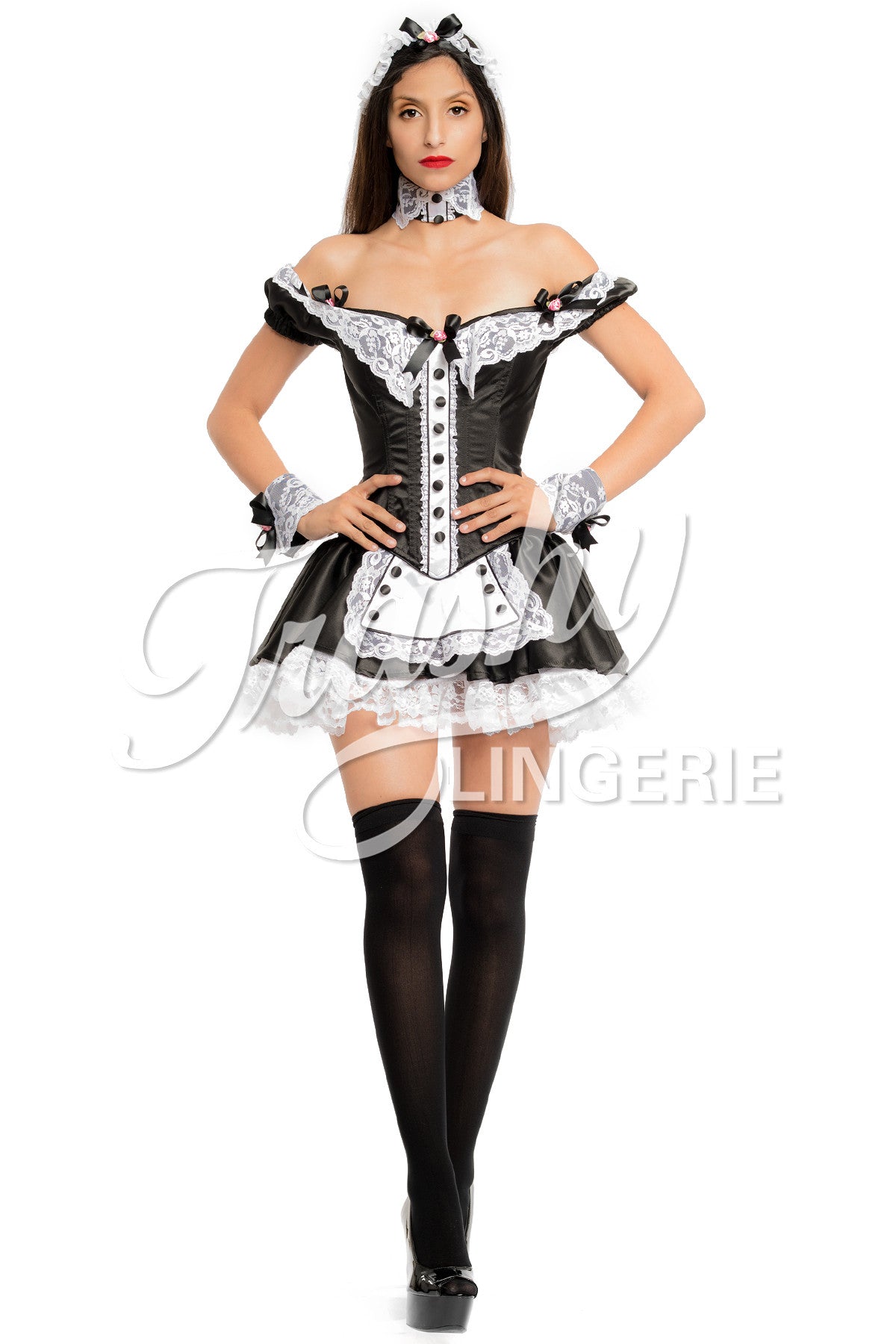 Button French Maid Dress Trashy Com