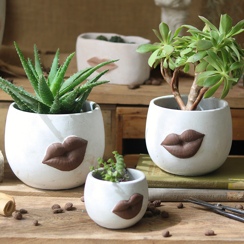 Lip Planter By Green Habitat