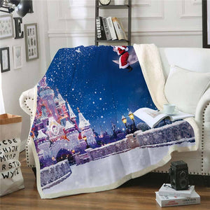 Disney Christmas Blanket Christmas Fleece Throw Blanket For Adult An Homeywow