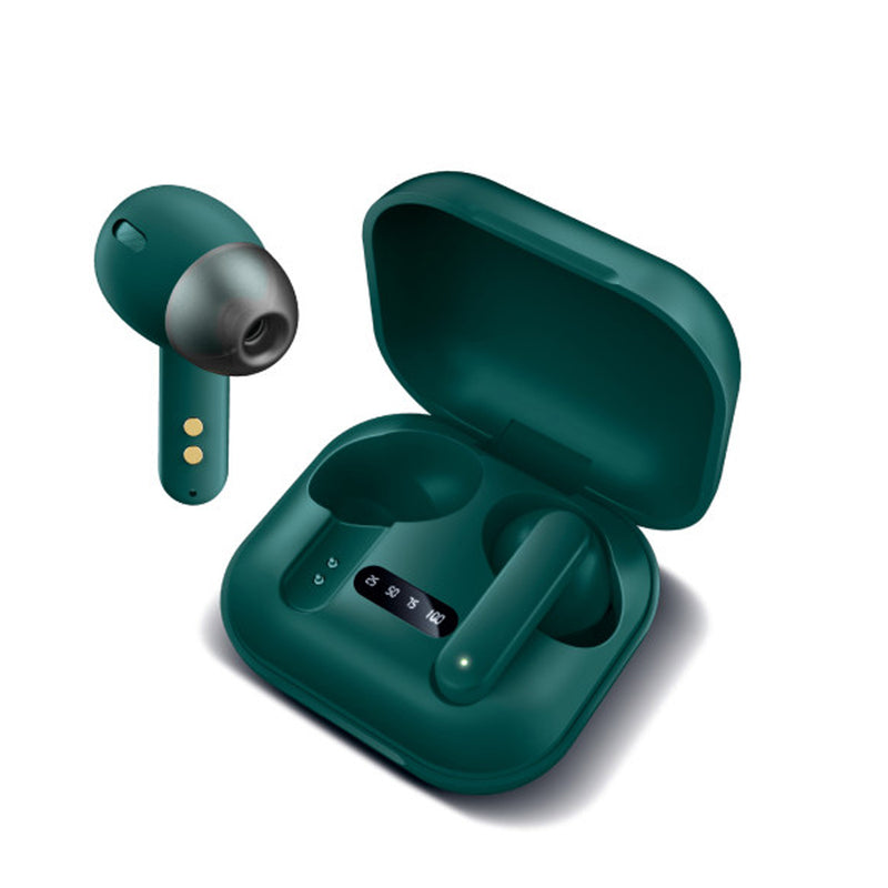 Brookstone Airtone Link True Wireless Earbuds With Lcd Charge Display