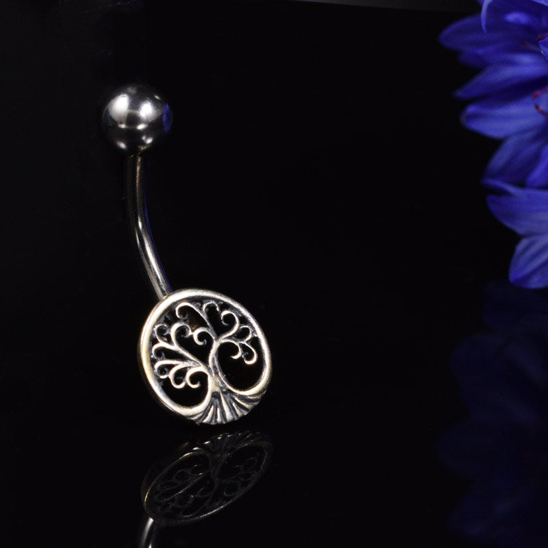Belly Bar With Tree Of Life Design Arka
