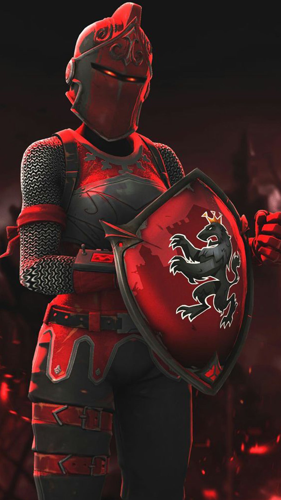 Wallpaper Fortnite Red Knight