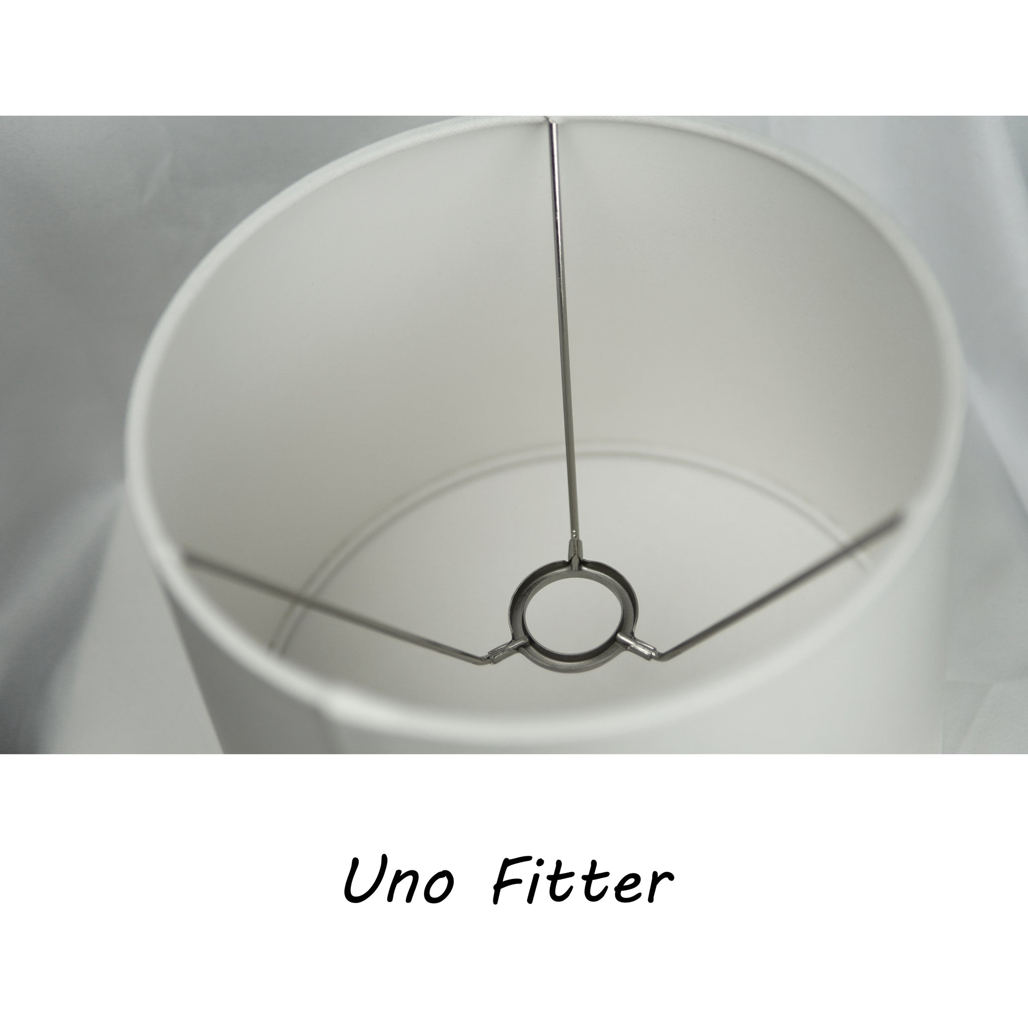 Uno Fitter Small Off White Fabric Lampshade 9 X 10 X 7 5 Mestar Decor