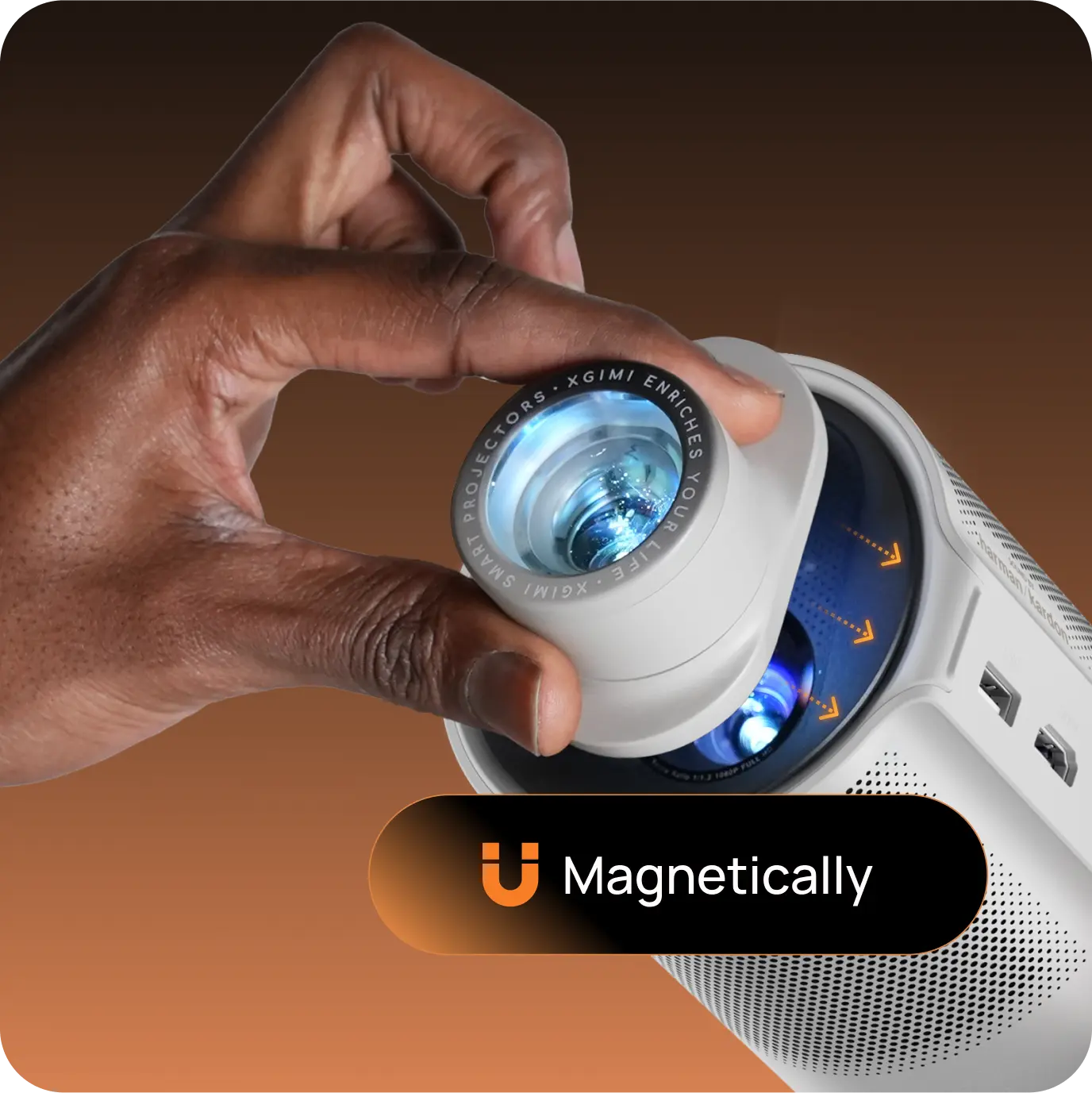 XGIMI Magnetic Creative Filter (3-Pack) for XGIMI MoGo 4 projectors - Ready-To-Go in 1 Second All you need to do is simply snap the magnetic creative filter on top of the projector lens. XGIMI Magnetic Creative Filter (3-Pack) for XGIMI MoGo 4 projectors - Ready-To-Go in 1 Second All you need to do is simply snap the magnetic creative filter on top of the projector lens.