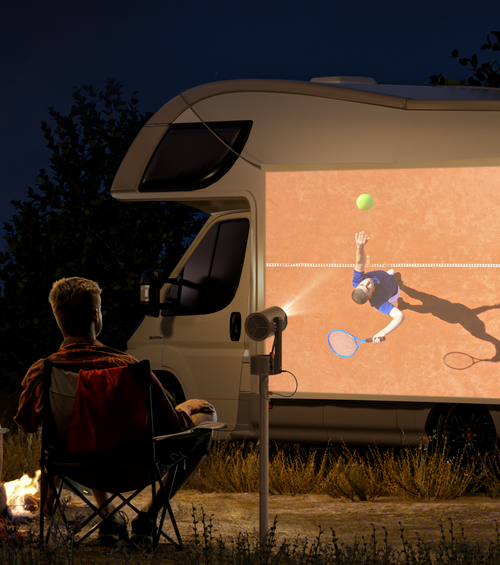 Take the fun outdoors with the PowerBase Stand. Take the fun outdoors with the PowerBase Stand.