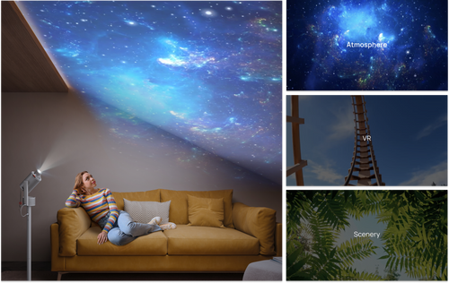 Starry sky, atmosphere, VR and Scenery