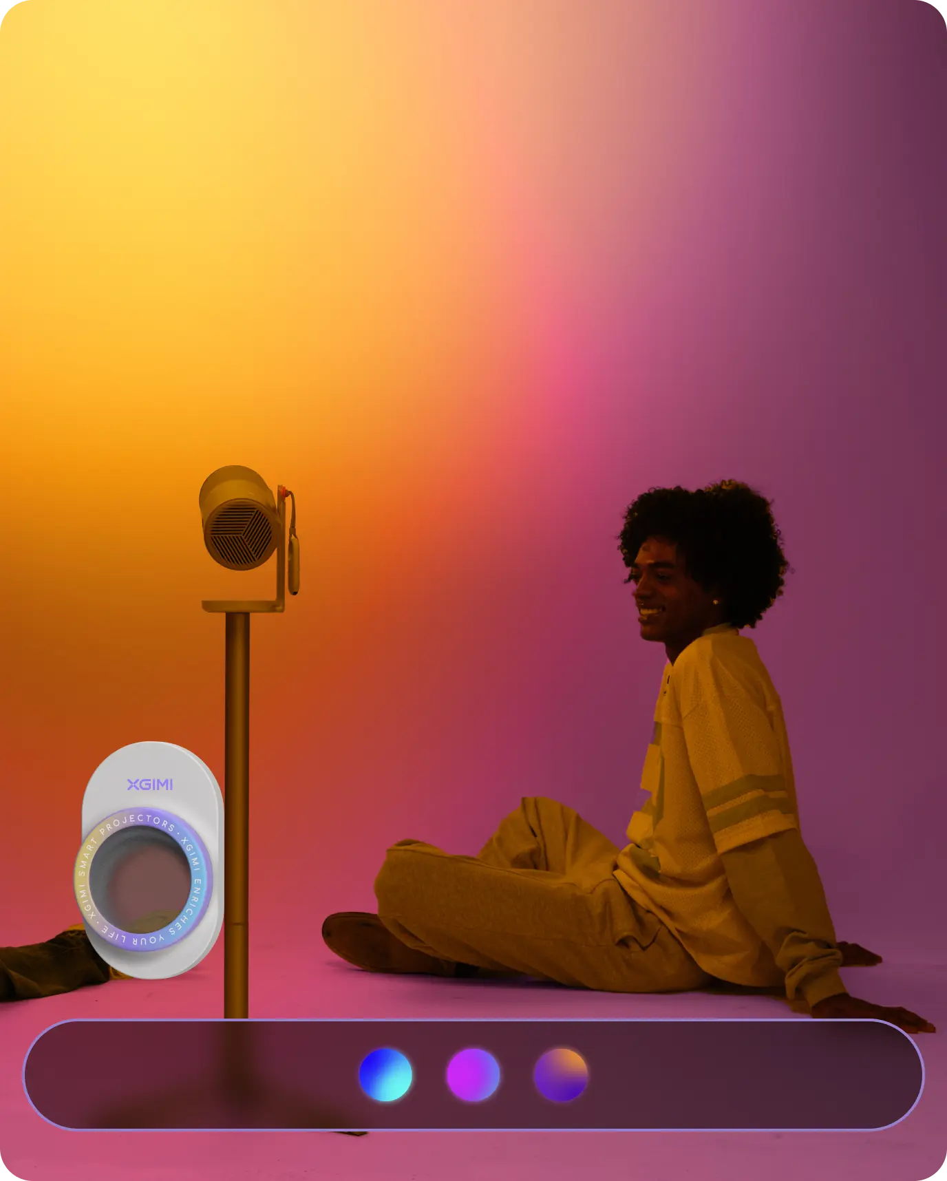 XGIMI MoGo 4 Laser Portable Triple Laser Projector - Dreamscape Filter: Escape to a new world with the Dreamscape filter. 