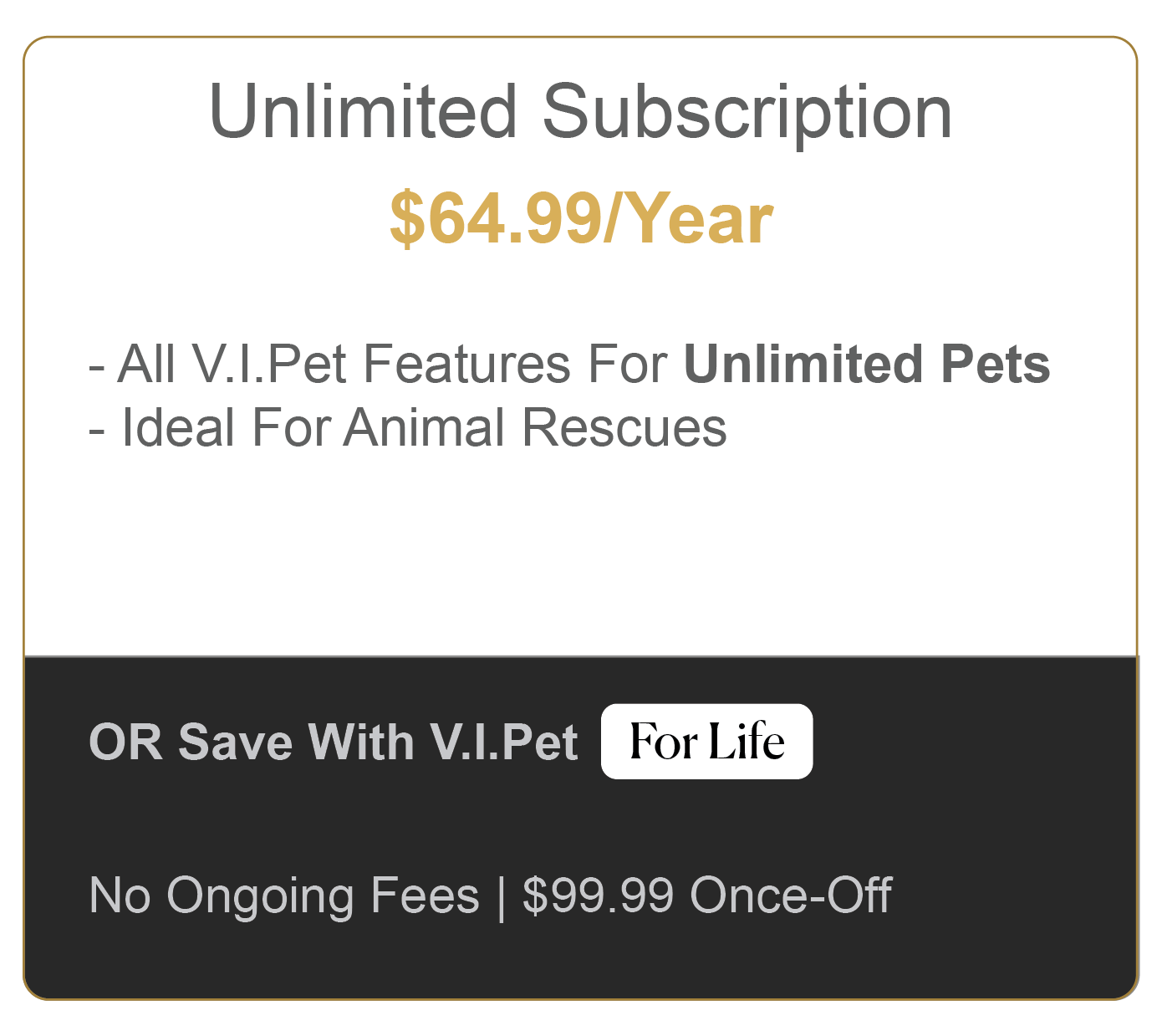 Vipet Subscription From 1 00 Month