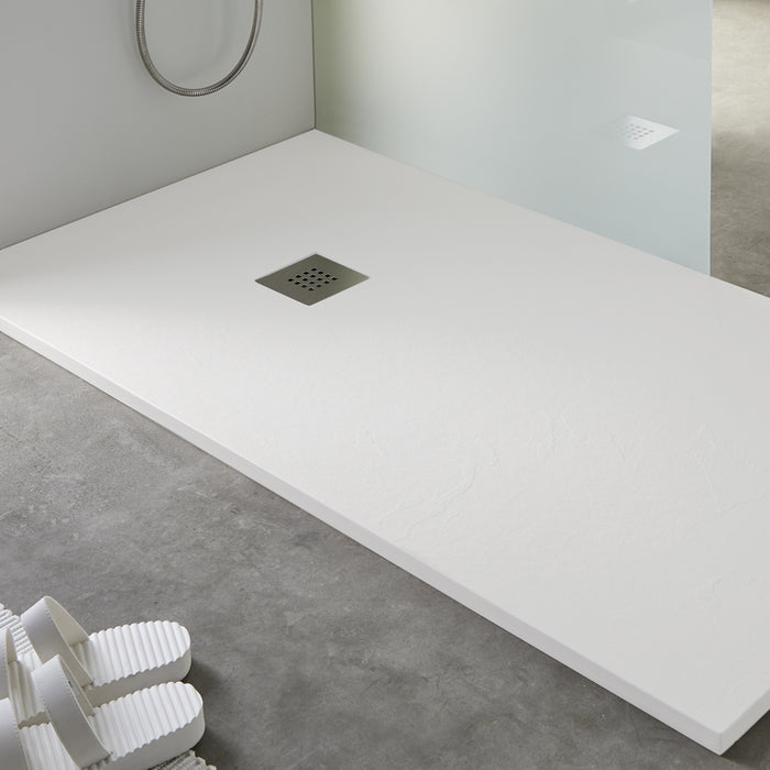 Piatto Doccia Ardesia 70x140 In Gelcoat Altezza 2 5 Cm Bianco Zenon Credilizia