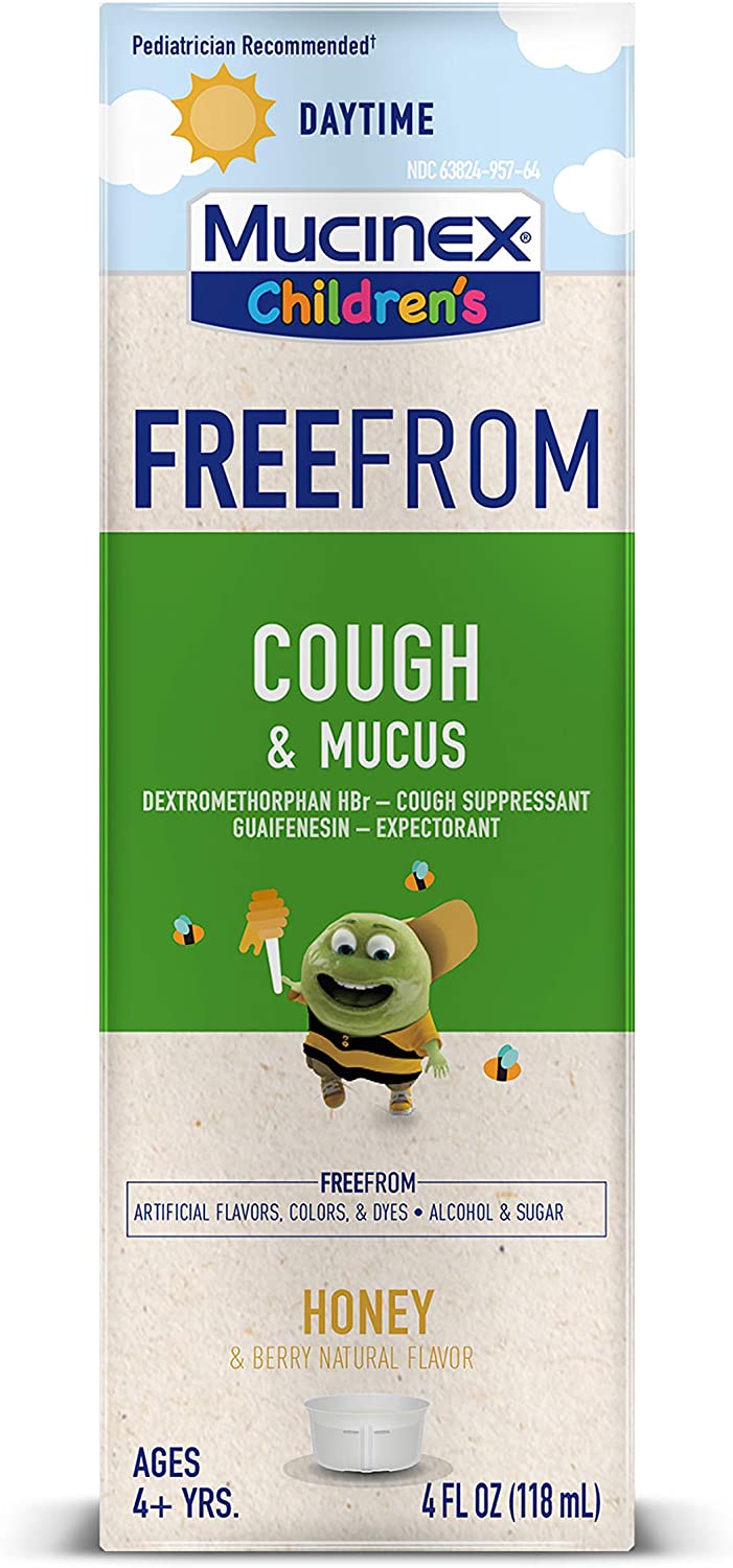 Mucinex Freefrom Cough Mucus Honey Berry Natural Flavor Liquid 4f Sona Shop