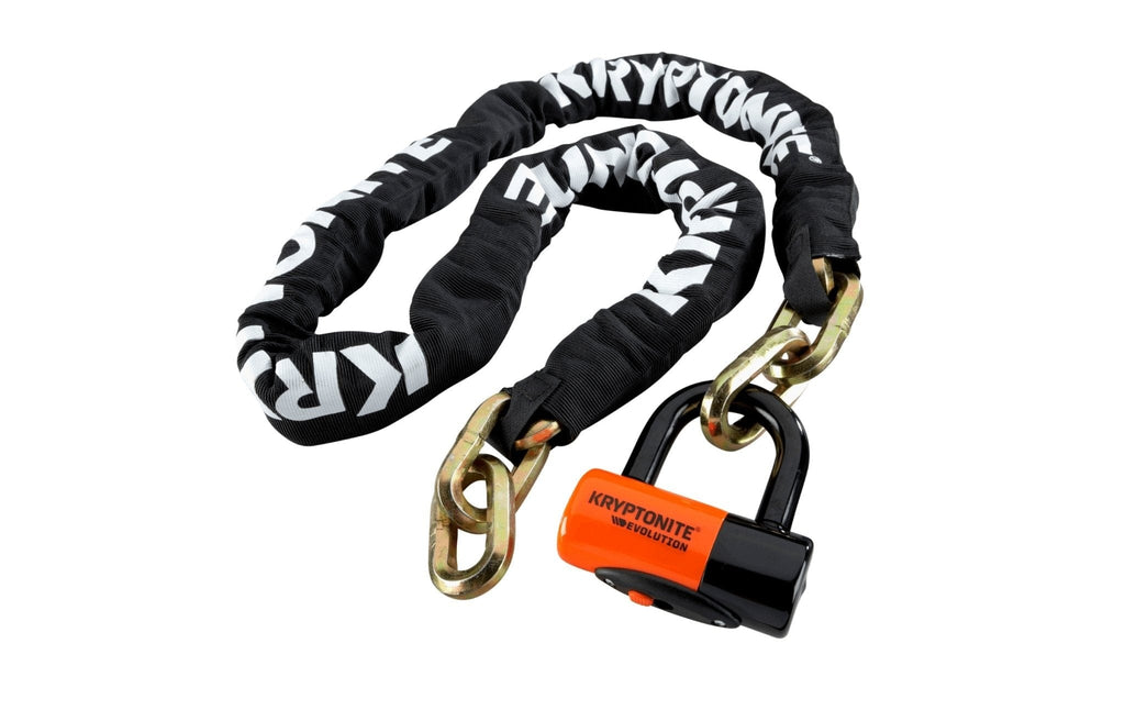 Kryptonite New York Chain With Evs4 Disc Lock 14mm For Sale