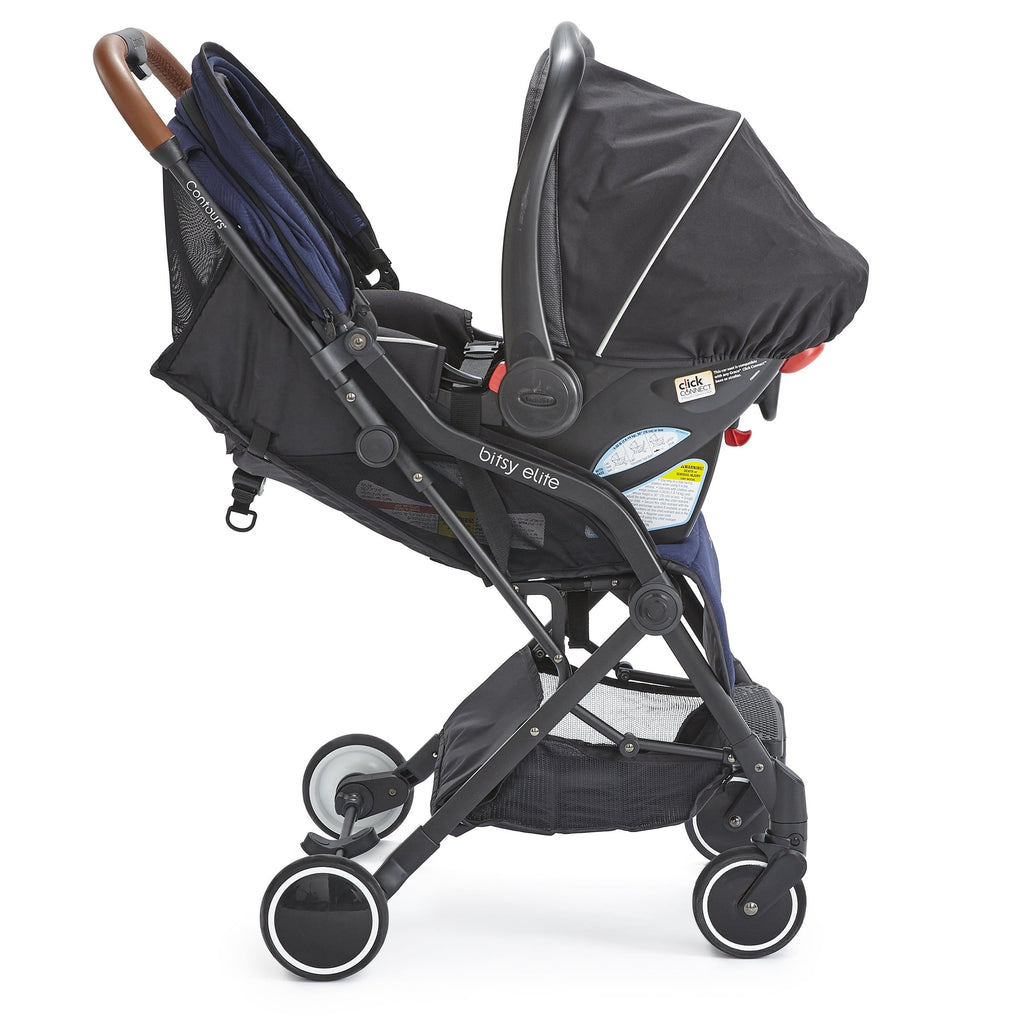 Evenflo Pivot Modular Travel System With Safemax Car Seat Sandstone Beige