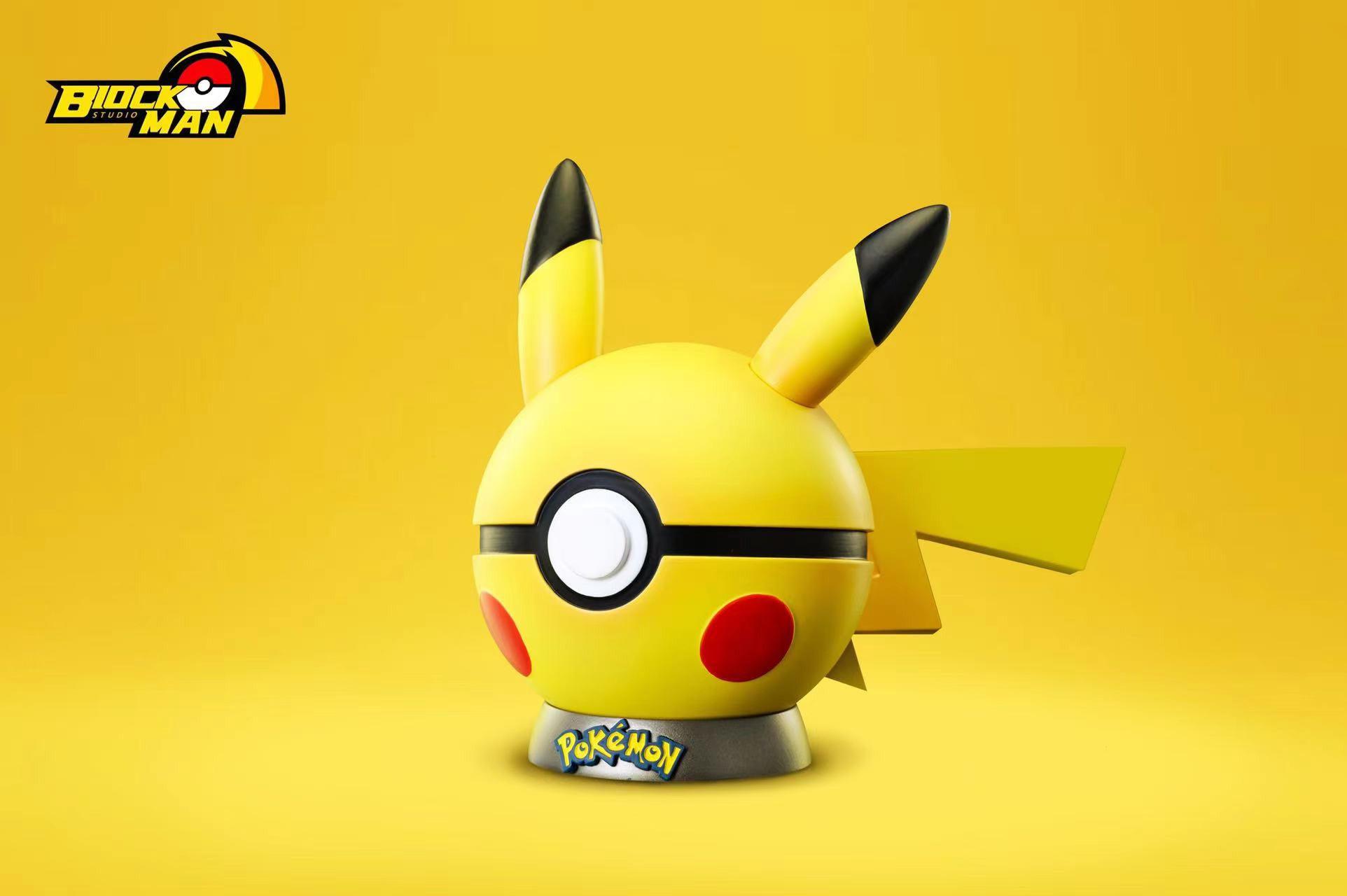 Pikachu Poke Ball Pokemon Resin Statue Block Man Studio Pre Order Favorgk