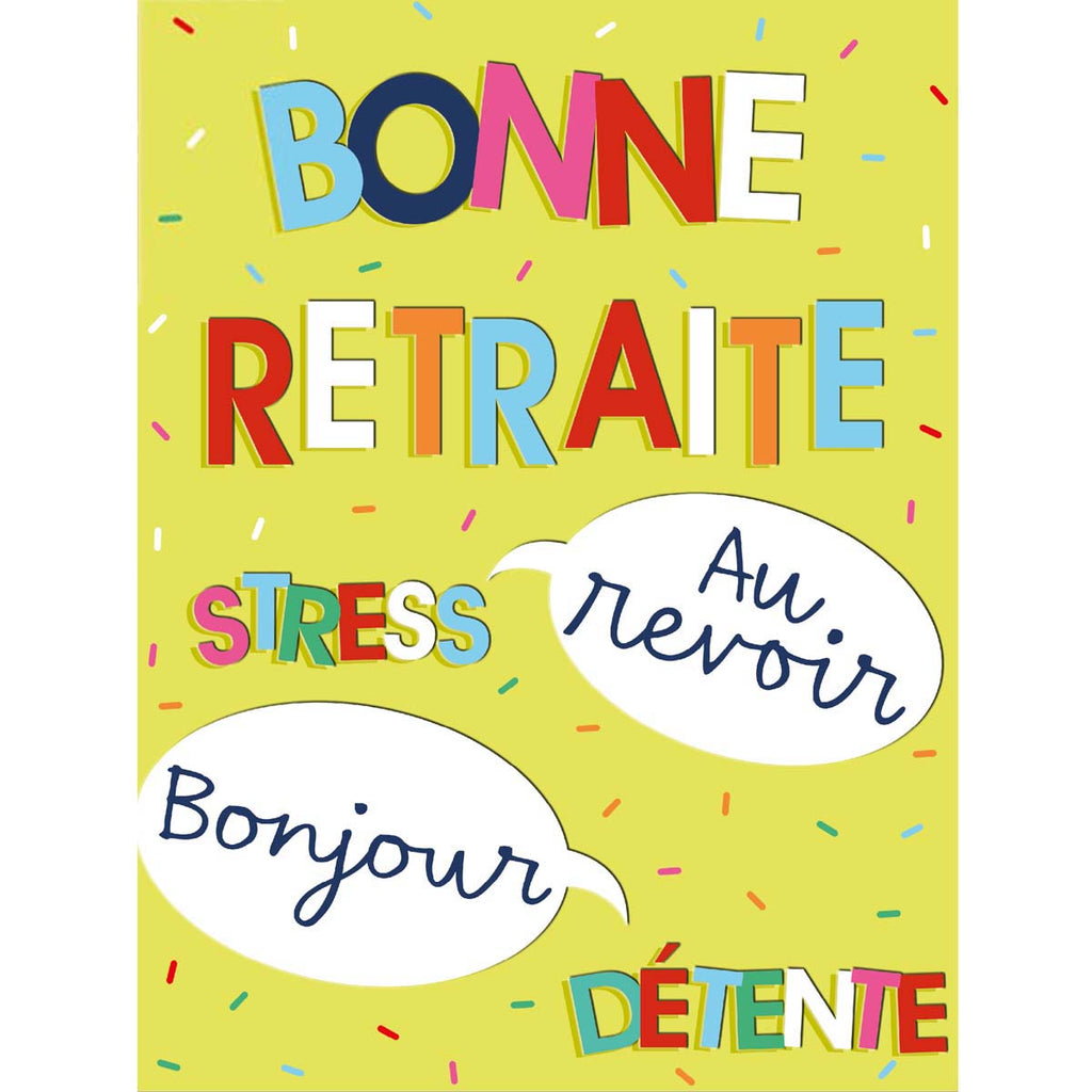 Carte Depart Retraite Bonne Retraite