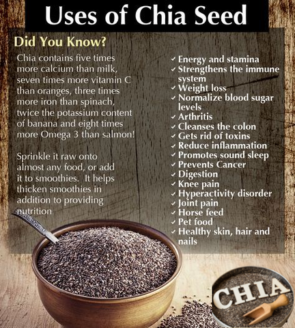 Health Benefits Of Chia Seeds How To Use What To Eat And More Kashmir Online Store