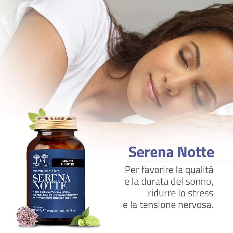 Serena Notte Integratore Per Dormire Bene Senza Melatonina