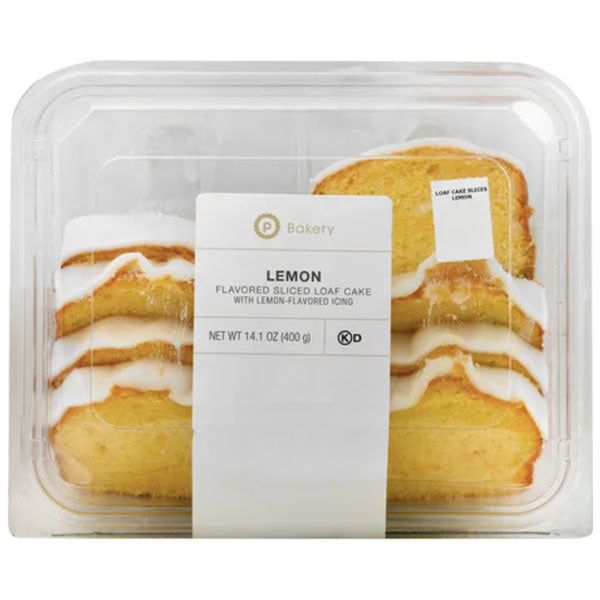Publix Bakery Loaf Cake Slice Lemon 14 1 Oz Water Butlers