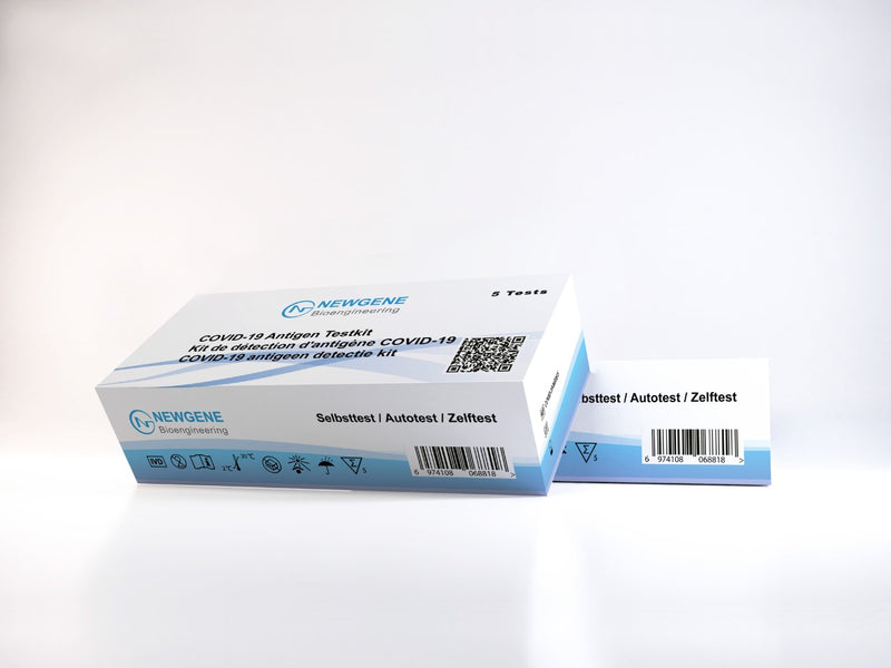 Newgene Covid 19 Antigen Test Kit 5 Pieces Global Medcare Wear