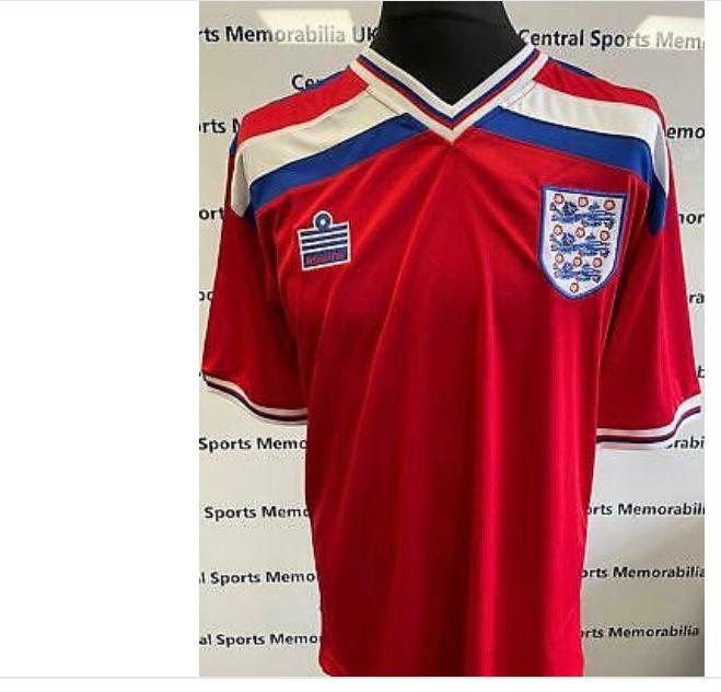 Sale England 1982 Retro Remake Shirt Sizes From Small To 4xl Central Sports Memorabilia Uk
