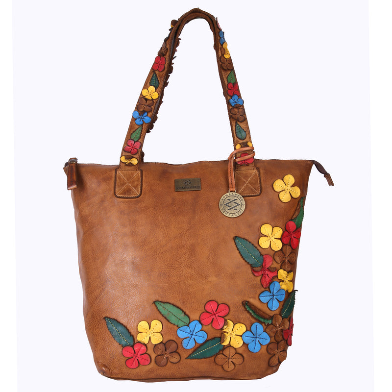 Leather Tote Handbag Delilah Kompanero Canada