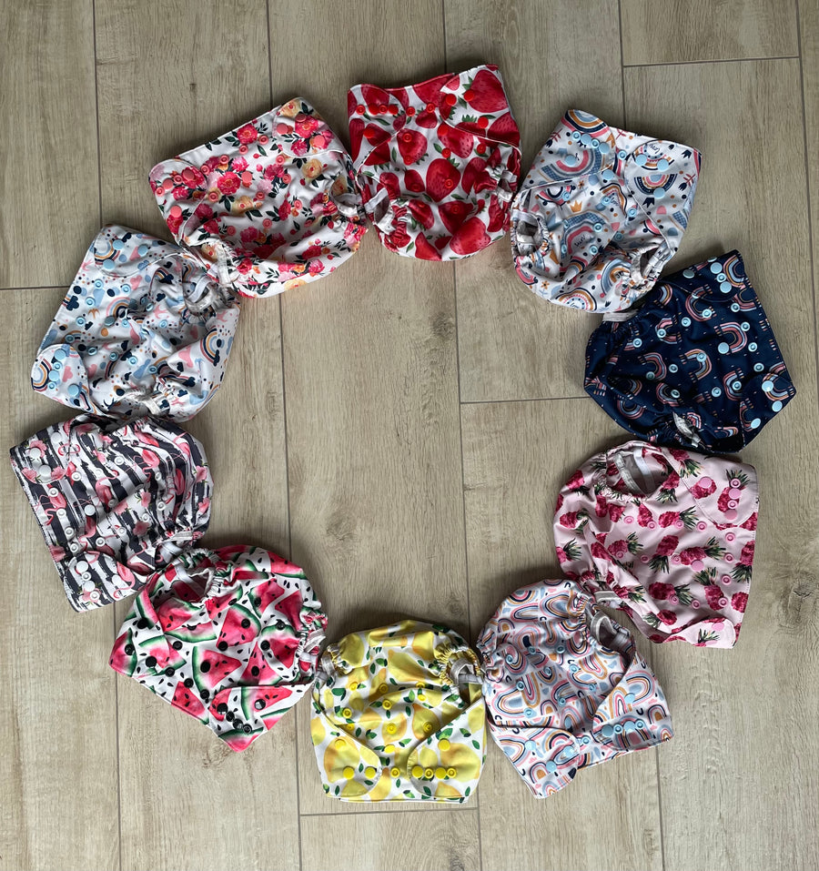 Maman Et Bebe Nature Lot De 10 Couches Lavables Le Monde D Oscar