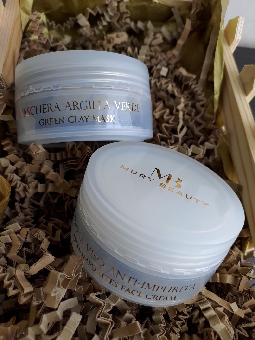 Set Anti Impurita 1 Crema Anti Impurita 1 Maschera Purificante Per Mury Beauty