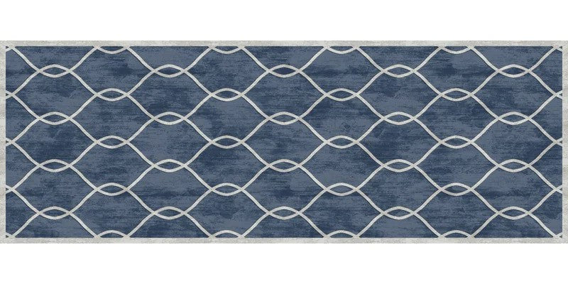 Ogee washable rug