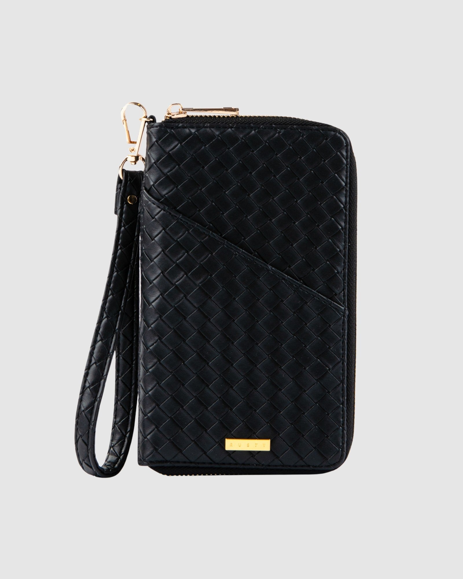 Zion Travel Wallet Black Rusty Australia
