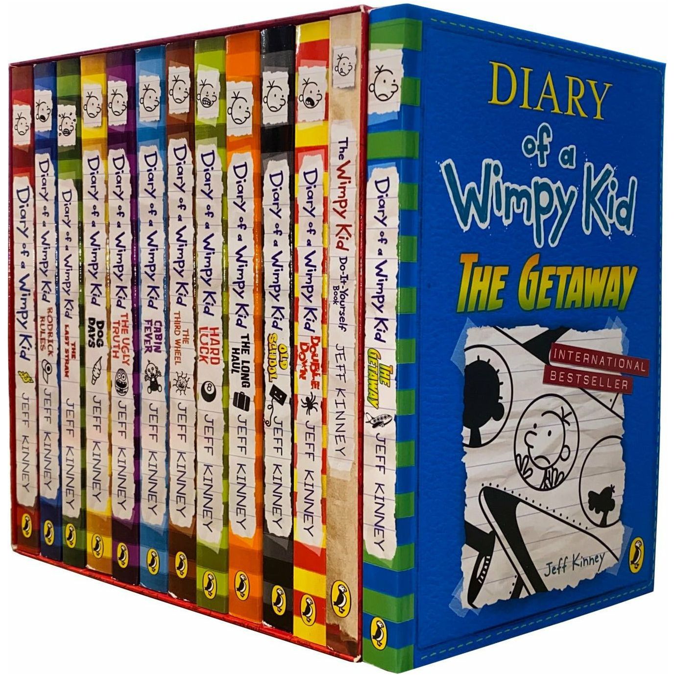 Diary Of A Wimpy Kid Collection 13 Books Set By Jeff Kinney The Getaway Double Down