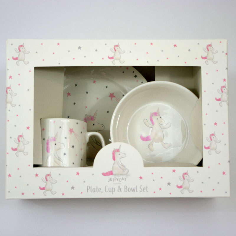 Jellycat Unicorn Plate Cup Bowl Set Designs Gallery