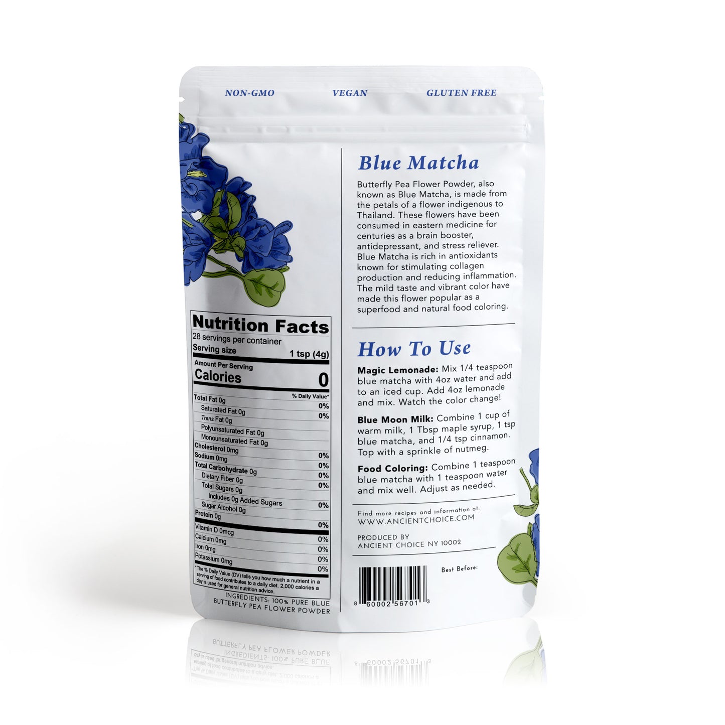 Butterfly Pea Flower Powder Ancient Choice