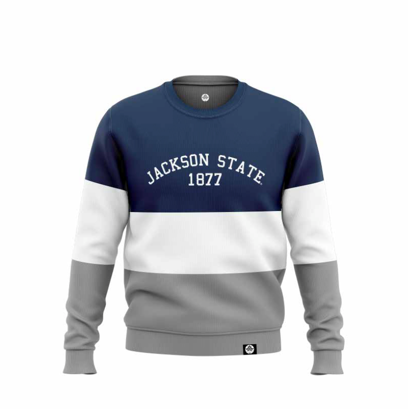 Jackson State University Color Block Sweatshirt Heritagehill