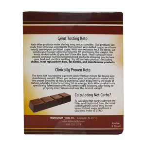 Keto Wise Fat Bomb Milk Chocolate Bar