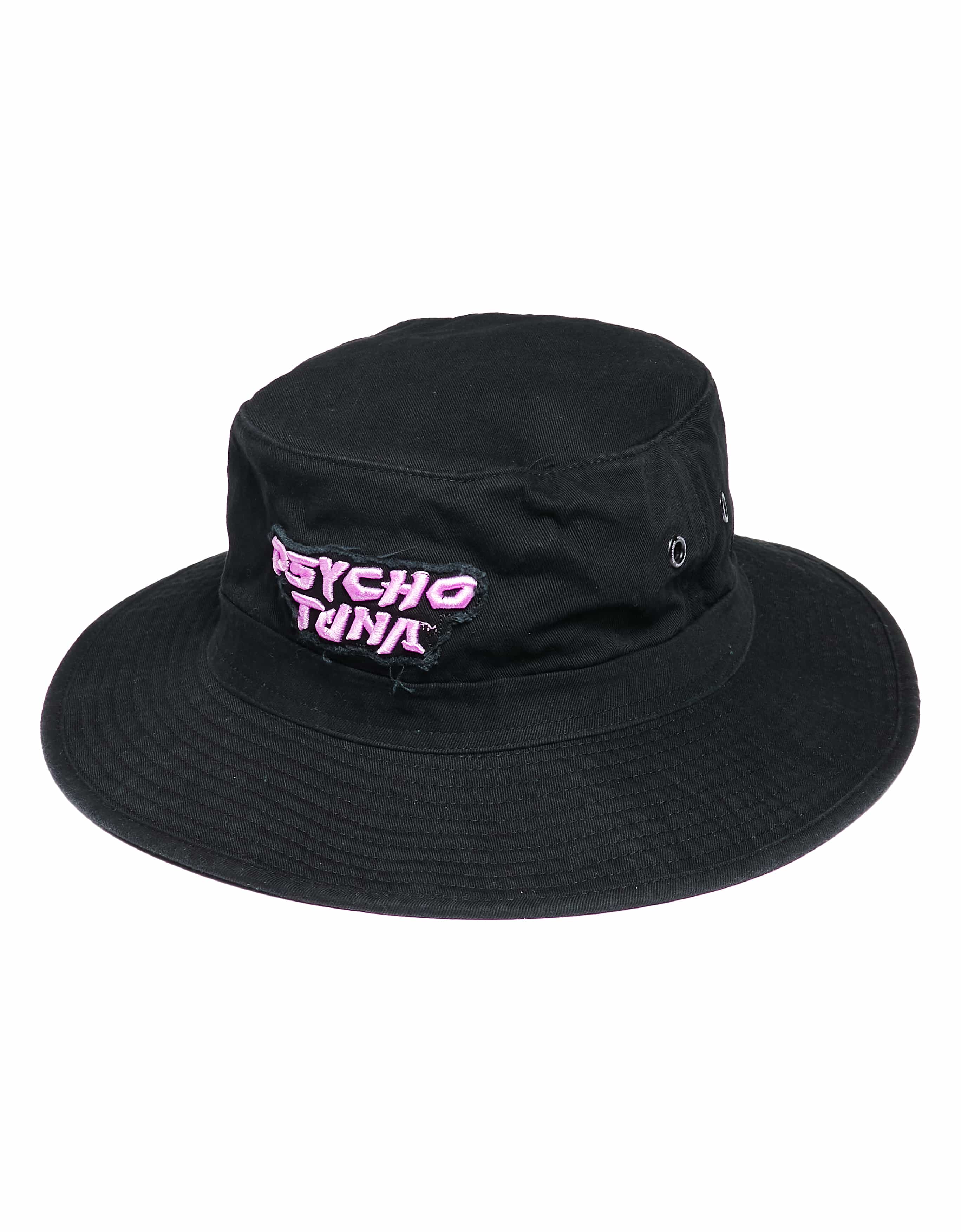 Mens Psycho Tuna Patch Logo Boonie Hats Psycho Tuna