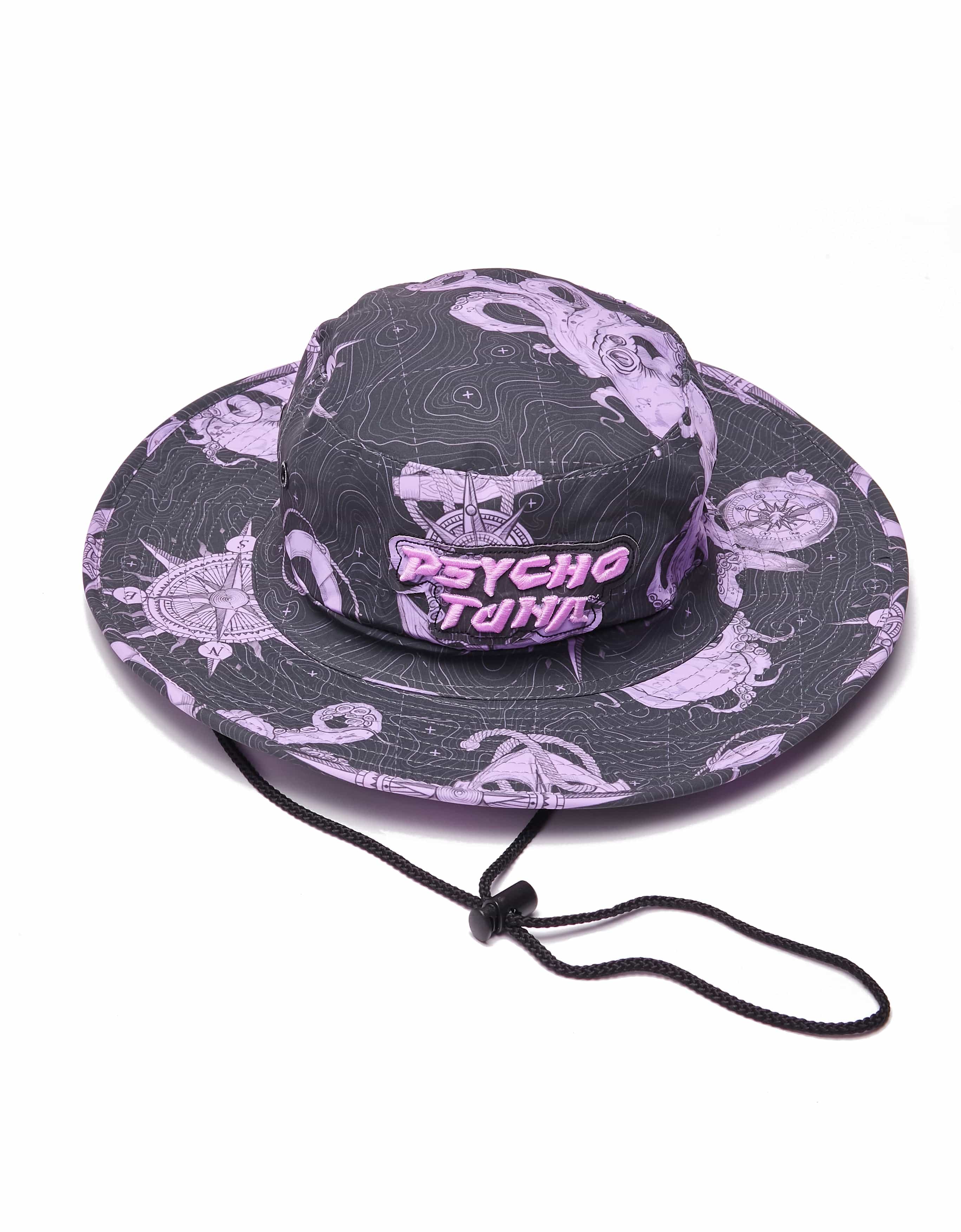 Mens Octopus Boonie Hats Psycho Tuna