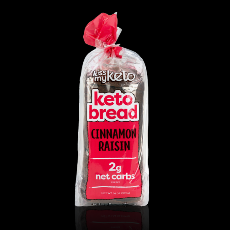 Cinnamon Raisin Keto Bread Kiss My Keto 397 Gr Fresh Fish Online