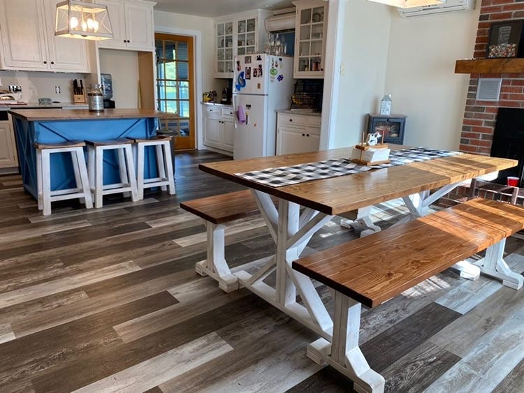 Rustic Farmhouse Kitchen Table Set Littlerusticshop