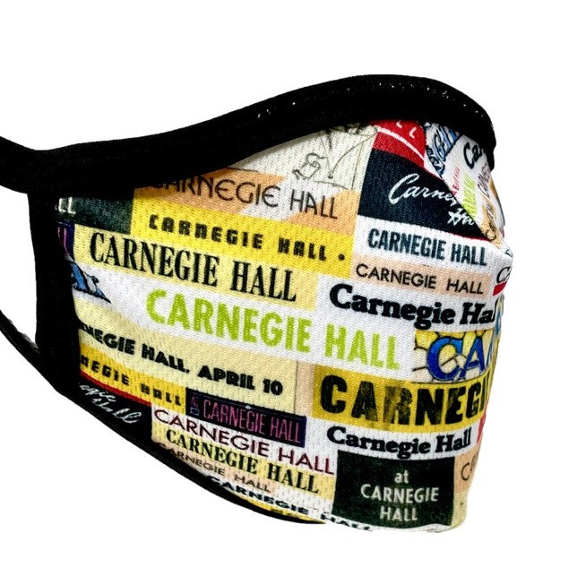 Carnegie Hall Vintage Logo Face Mask