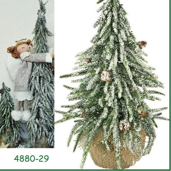 Mini Albero Di Natale Artificiale Piccolo Abete Innevato Pino Presepe Hobbyshopbomboniere