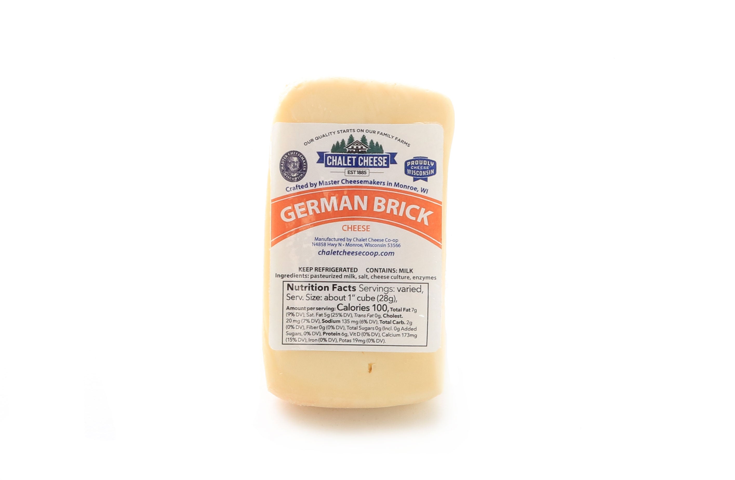 Brick German Cheese Wisconsin Cheese Mart