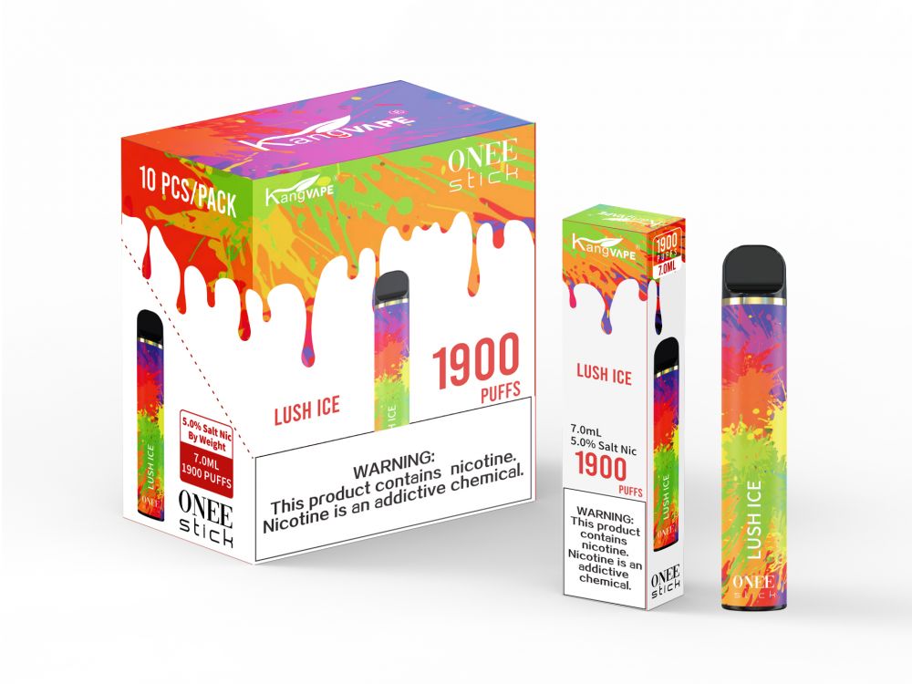 Kangvape 1900 Puffs Disposable Vape One Stickk Lush Ice Flavor Box Of