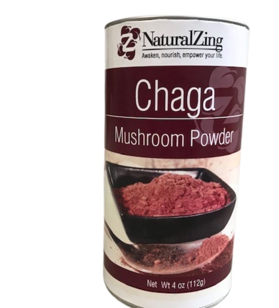Mushroom Powder Chaga 4 Oz Natural Zing